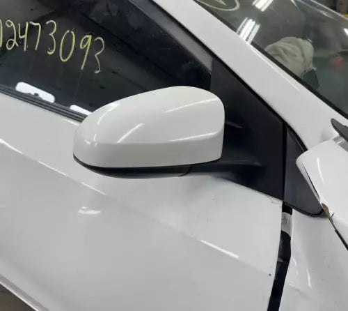 2014-2019 Toyota Corolla Right Passenger Side View Door Mirror Heated White - Used OEM Auto Part
