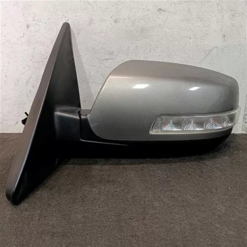 2014-2015 Kia Sorento Left Driver Side Door Mirror Power Blind Spot Alert Gray - Used OEM Auto Part