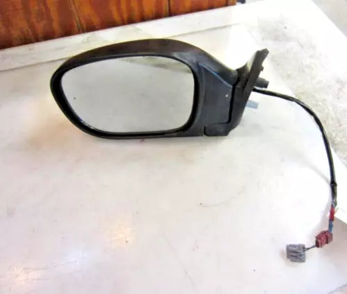 1999-2001 Nissan Pathfinder Driver Side View Mirror Left LH Black Texture OEM - Used