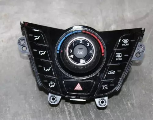 2012-2017 Hyundai Veloster AC Heater Climate Control Manual Temp Gloss Finish - Used OEM Auto Part