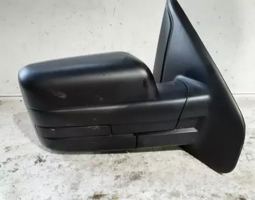 2011-2014 Ford F150 Right Passenger Side Door Mirror Black - Used OEM Auto Part