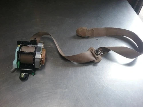 2002-2006 Honda CRV Front Left Driver Seat Belt Retractor Assembly OEM Tan - Used