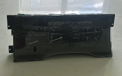 95-2000 CHEVY GM C1500-C2500 NON SILVERADO INSTRUMENT CLUSTER 120MPH 6K TACH - Used OEM Auto Part