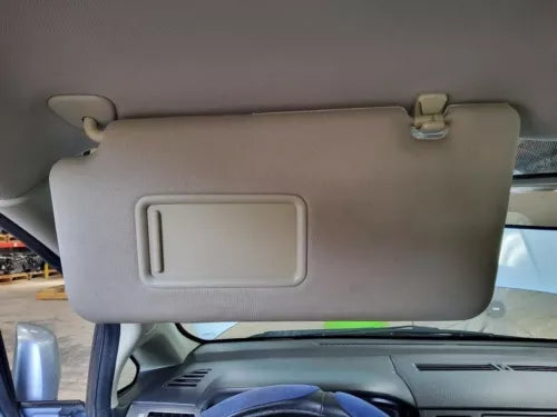 2007-2012 Nissan Versa Sdn, Htbk LH Driver Sun Visor Gray OEM - Used