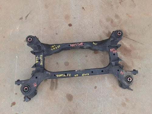 2007-2009 Hyundai Santa Fe Rear AWD Subframe Crossmember Cradle OEM - Used