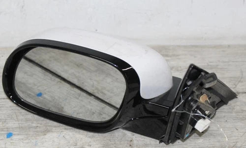 2014-2019 Kia Soul Left Driver Side View Door Mirror Power White - Used OEM Auto Part