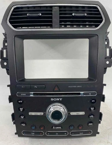 2016-2017 Ford Explorer A/C AC Hester Temperature Control Panel GB5T-18A802-CA - Used OEM Auto Part