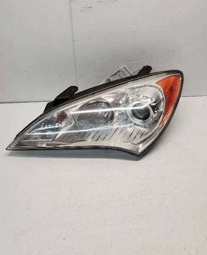 2009-2012 HYUNDAI GENESIS COUPE DRIVER HEADLIGHT HALOGEN LH - Used OEM Auto Part