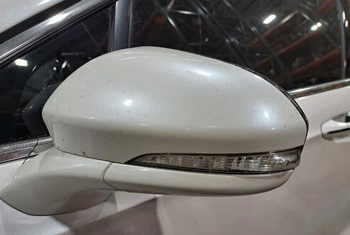 2015-2017 Ford Fusion Left Driver Side View Door Mirror White - Used OEM Auto Part