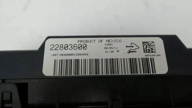 12 13 14 Chevy Silverado 1500 C67 Manual AC Temp Climate Control w/ Rear Defrost - Used OEM Auto Part - Photo 3